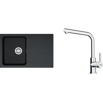 Kuchyňský dřez Franke OID 611-78 černá+FS 3230.031 143.0687.313