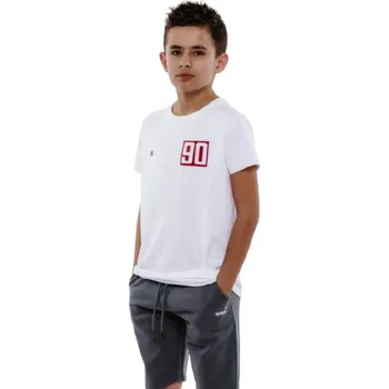 Chlapecké tričko s krátkým rukávem AUTHORITY-T-JERSEY B white Bílá 140/146