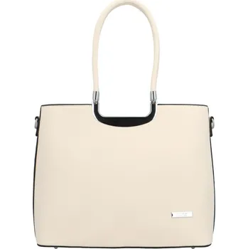 Kabelka Luxusní dámská kabelka do ruky Delami Bella Rosa, pudrová