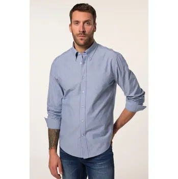 Pánská košile JP-Aware, Plus size Pruhovaná košile JP AWARE, dlouhé rukávy, Modern střih pro plnoštíhlé nadměrná velikost, 837382715-1454, nachový, 5XL, Plus size oblečení, Oblečení pro vysoké muže, Nadměrné velikosti, Oblečení pro plnoštíhlé.