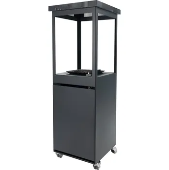 Teplovzdušný ventilátor Sunwood Marino terasové ohniště - lak (šedá - antracit)