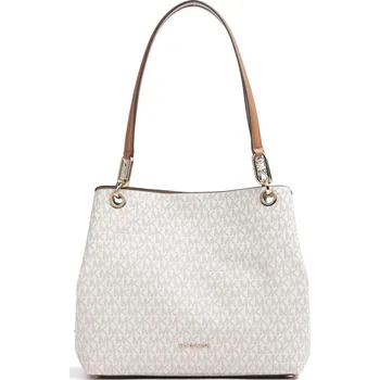 Michael Kors Kensington - Velká kabelka v slonovinová, plátno, 191952 | Kabelky pro ženy & muže