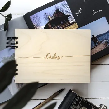 Fotoalbum Dědova dílna Malé fotoalbum Láska A5 Počet a barva papírů: Bílé - 30 listů