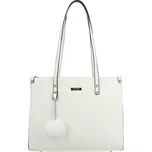 Trendy dámská kabelka na rameno Delami Sabin, bílá