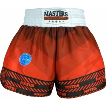 Masters Skb-W M kickboxerské šortky 06654-02M červená+M