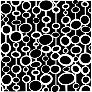 Výtvarná sada The Crafter´s Workshop Šablona TCW 6"x6" (15,2x15,2 cm) - Hanging Circles