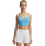Dámská tréninková sportovní podprsenka UNDER ARMOUR-Vanish Seamless Washed Low-BLU Modrá S