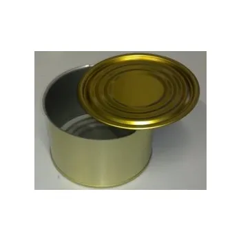 Plechovka na maso - konzerva na maso 0,5 kg s víčkem, hladká