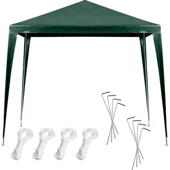 Zahradní altán KIK Zahradní pavilon party stan komerční altán zelený 2,5 x 2,5 m