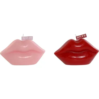 Svíčka Vonné svíčky Rty Home ESPRIT (15 x 7 x 8,5 cm) (2 kusů)