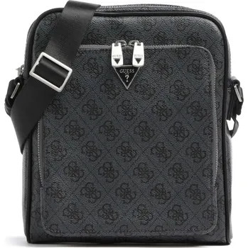 Guess Milano Eco - Kabelka přes rameno v antracitová, imitace kůže, 204107 | Kabelky pro ženy & muže