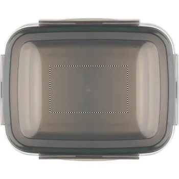 Svačinový box Obědový box 1500 ml 2000 LID, 60x100mm Tamponový tisk, 3 barvy