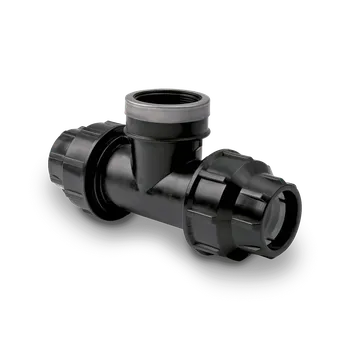 Instalatérský materiál T-kus TI 40 x 5/4"x 40 s vnitřním závitem, plast