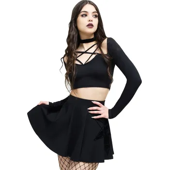 Dámská sukně sukně dámská KILLSTAR - Mephistar - Black - XS