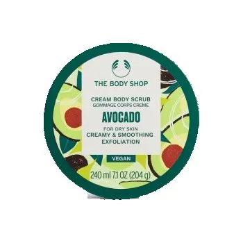 Tělový peeling The Body Shop Vyhlazující tělový peeling pro suchou pokožku Avocado (Body Scrub) 50 ml + 2 měsíce na vrácení zboží