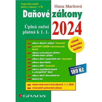Kniha Daňové zákony 2024 Ekniha