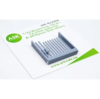 Plastikový model ASK 1/32 Browning .50cal / 12,7mm guns for A-20 Havoc and other US airplanes