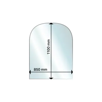 Aduro - půlkruh - sklo pod kamna