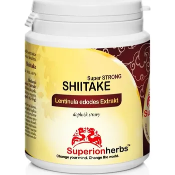 Přírodní produkt Superionherbs Shiitake - Houževnatec jedlý 90 tobolek