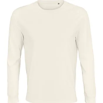 Pánská móda SOĽS Pioneer Unisex triko s dlouhým rukávem SL03982 Creamy white XS