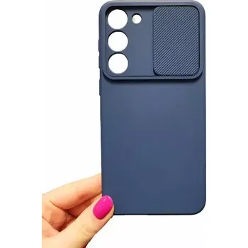 Pouzdro na mobilní telefon Pouzdro Camshield Soft Samsung Galaxy S23+ Modré