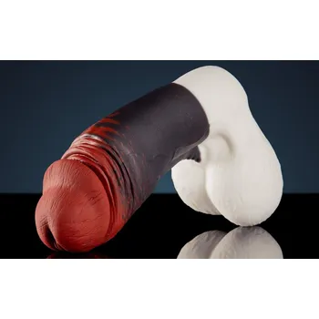 Dildo Weredog Riot Signature Extra Large, prémiové silikonové dildo 28 x 7,5–9 cm