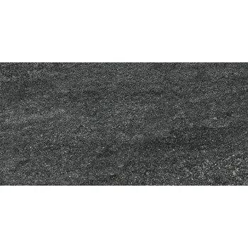 Obklad Quarzit - dlaždice rektifikovaná 29,8x59,8 černá, tl. 9 mm DAKSR739