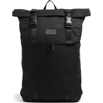 Městský batoh Doughnut Glossy Blocking Christopher Batoh s chlopní 45cm, 18L, černá, nylon, 84656