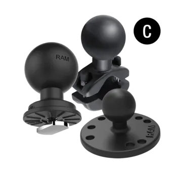 RAM Mounts RAP-202U Round Composite Base Plate