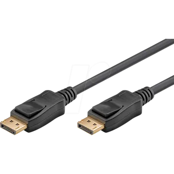 Video kabel GOOBAY Kabel DisplayPort 2.0,HDCP 2.2 PVC Dél: 5m černá Žíla: Cu