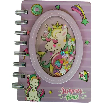 wiky Notes UNICORN - JEDNOROŽEC s glitry 60 stran Fialová