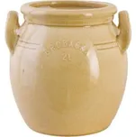 Kameninový květináč Brobacka Yellow High 17x17 cm