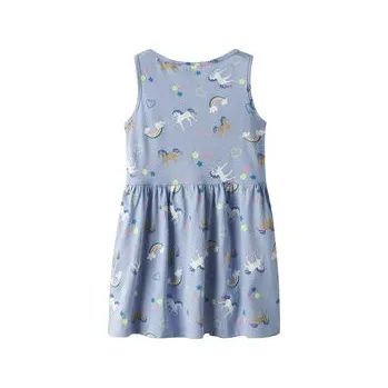 Dámské šaty NAME IT Každodenní šaty Vineo 13230153 Světle modrá Regular Fit 86