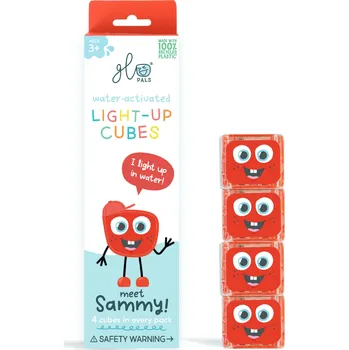 Hračka na písek Senzorické svítící kostky do vody Sammy