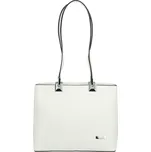 Luxusní dámská kabelka na rameno Delami Velvet Touch, bílá