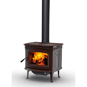 Krbová kamna Kanadská kamna Pacific Energy ALDERLEA T4 LE - Majolica Brown