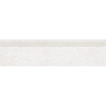 Dlažba Porfido - schodovka rektifikovaná 29,8x119,8 bílá, tl. 9 mm DCPVD810