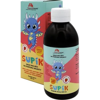 Přírodní produkt Superionherbs Supík - sirup pro děti na podporu imunity