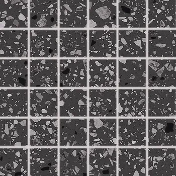 Obklad Porfido - dlaždice mozaika 5x5 černá, tl. 9 mm DDM05812