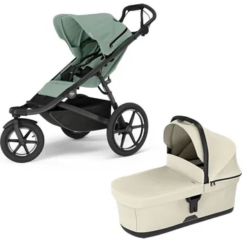 Kočárek THULE Urban Glide 3 Mist Green + korba Soft beige