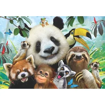 Anatolian Puzzle Selfie zvířátek ze zoo 500 dílků