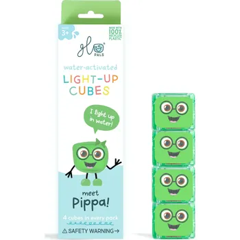 Hračka na písek Senzorické svítící kostky do vody Pippa