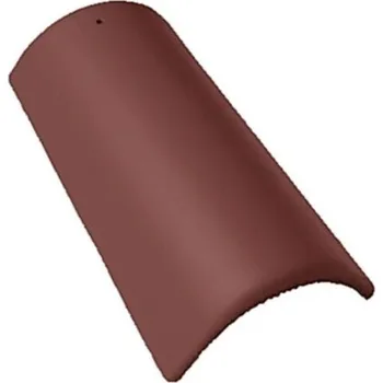 Střešní krytina Hřebenáč BMI BRAMAC EU s příchytkou – červenohnědá