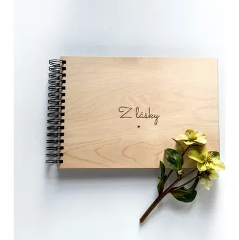 Dědova dílna Z lásky 33 x 21,5 cm Černé 30 listů