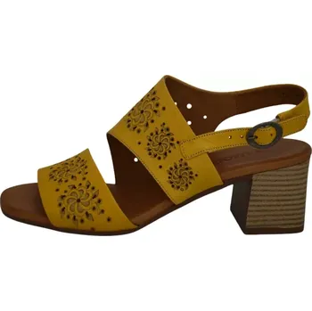 Dámské sandále Obuv dámská QUO VADIS 011 270-13 orange (Dámská kožená obuv)