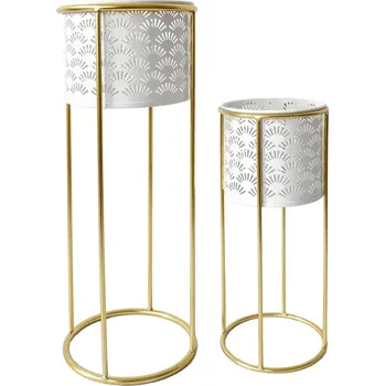 Mauro Ferretti Držák na vázu Whity Couple 21X20X46-18X18X32 cm