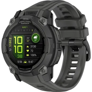 Ostatní příslušenství k chytrým hodinkám VSECHNONAMOBIL 104661 SILICONE Vyměnitelný řemínek pro Garmin Instinct 3 50mm tmavě šedý