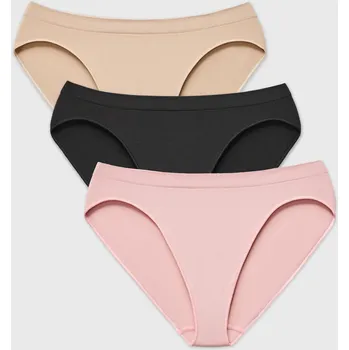 Kalhotky 3PACK Klasické kalhotky Flexi bezešvé