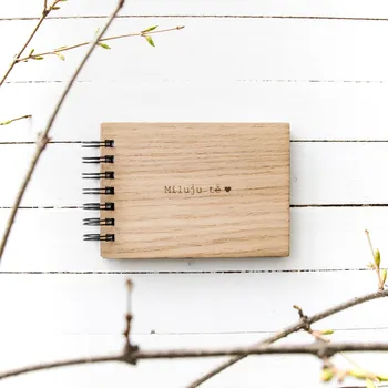 Fotoalbum Dědova dílna Mini fotoalbum Miluju tě dub A6 Počet a barva papírů: Bílé - 15 listů