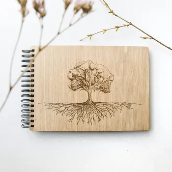 Dědova dílna Kroužkové fotoalbum Strom Počet a barva papírů: Černé - 30 listů